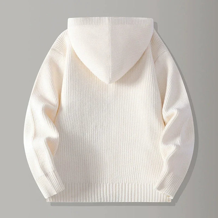 Bruno | Men's Hooded Knit Cardigan