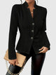 Mythili | Women's Cable Knit Lapel Blazer
