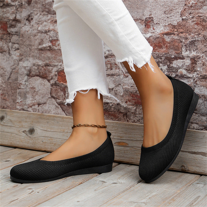 Doreen | Women's Orthopedic-Style Stretch-Knit Ballet Flats