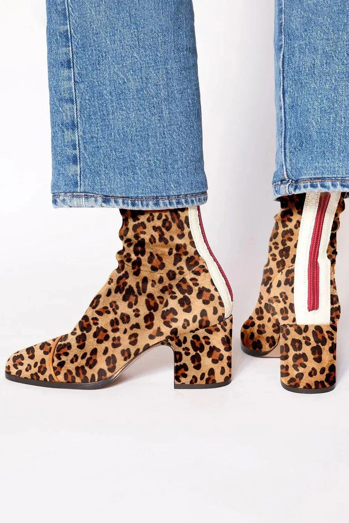 Marchesa | Women's Square Toe Block Heel Boots