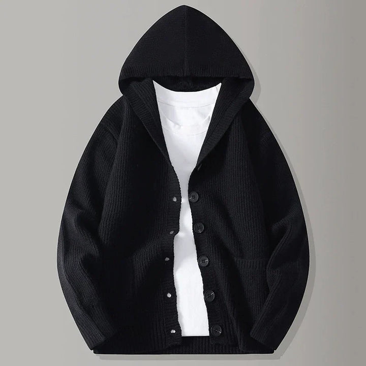 Bruno | Men's Hooded Knit Cardigan