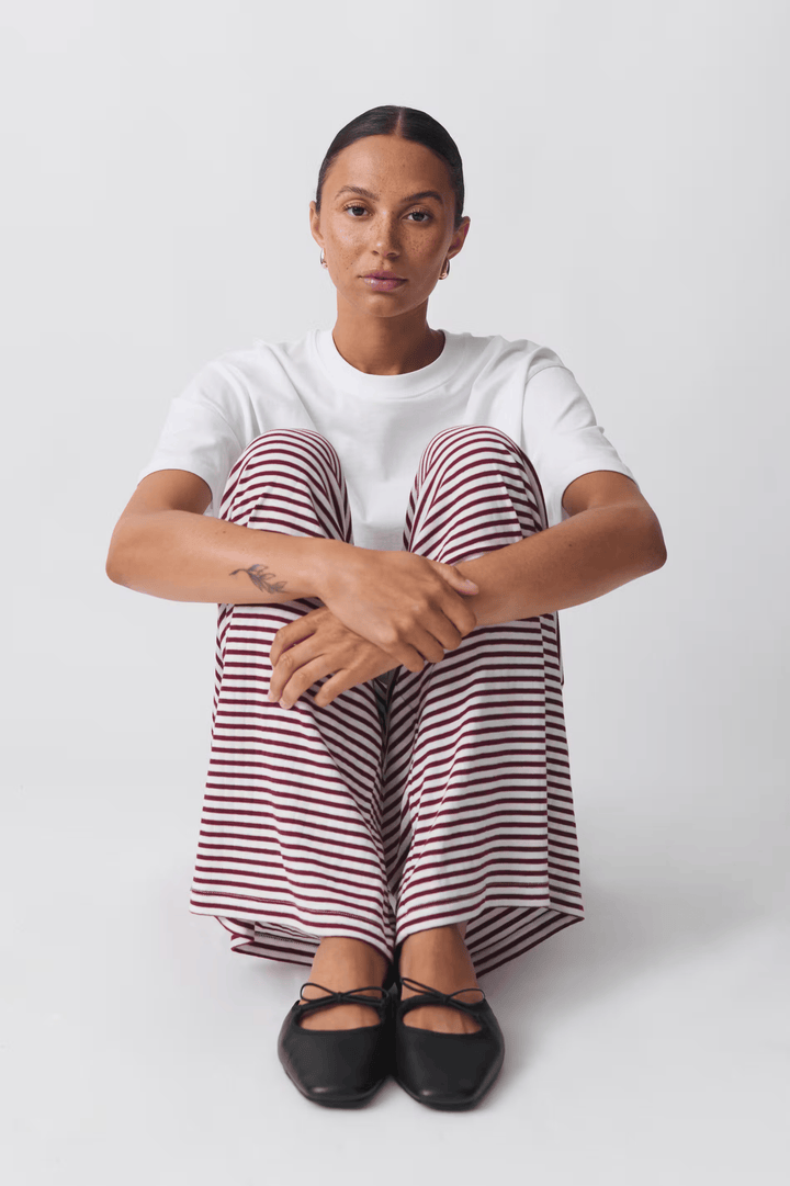Darina Striped Wide-Leg Lounge Pants - image 3