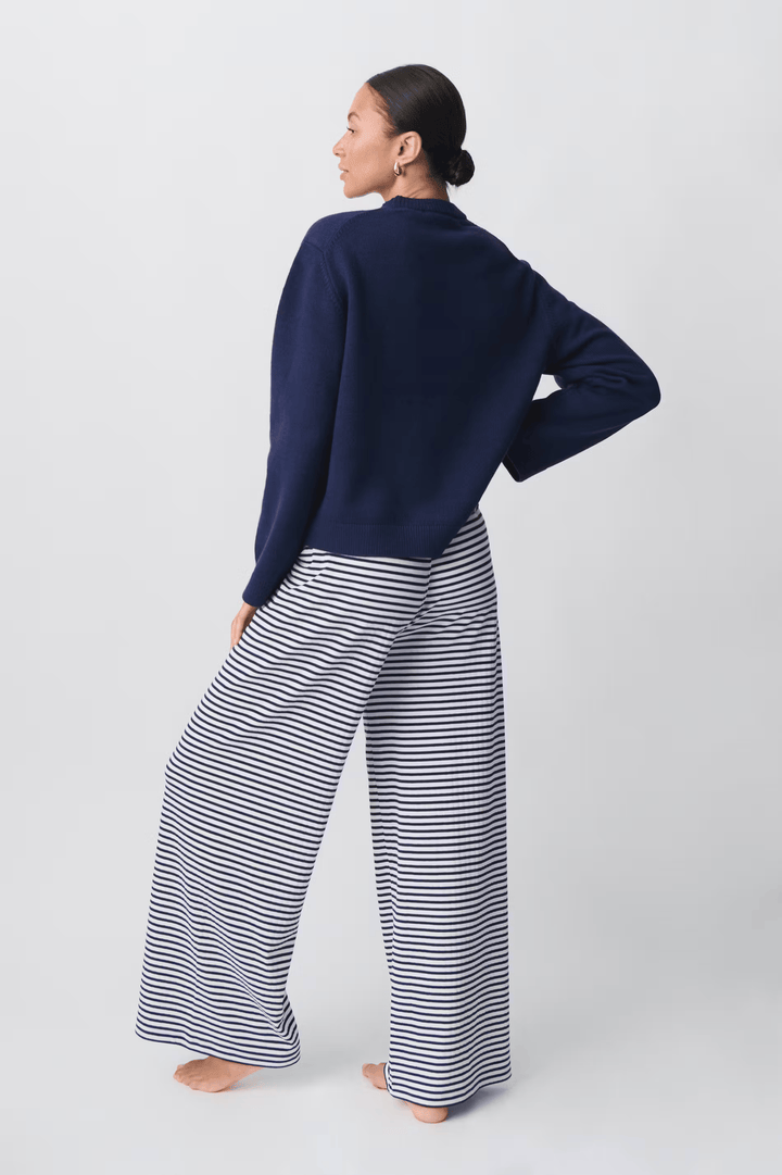 Darina Striped Wide-Leg Lounge Pants - image 6