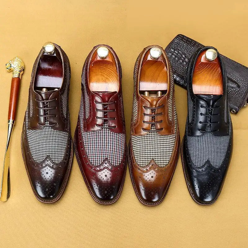 Edmund | Men's Wingtip Brogue Oxford Shoes