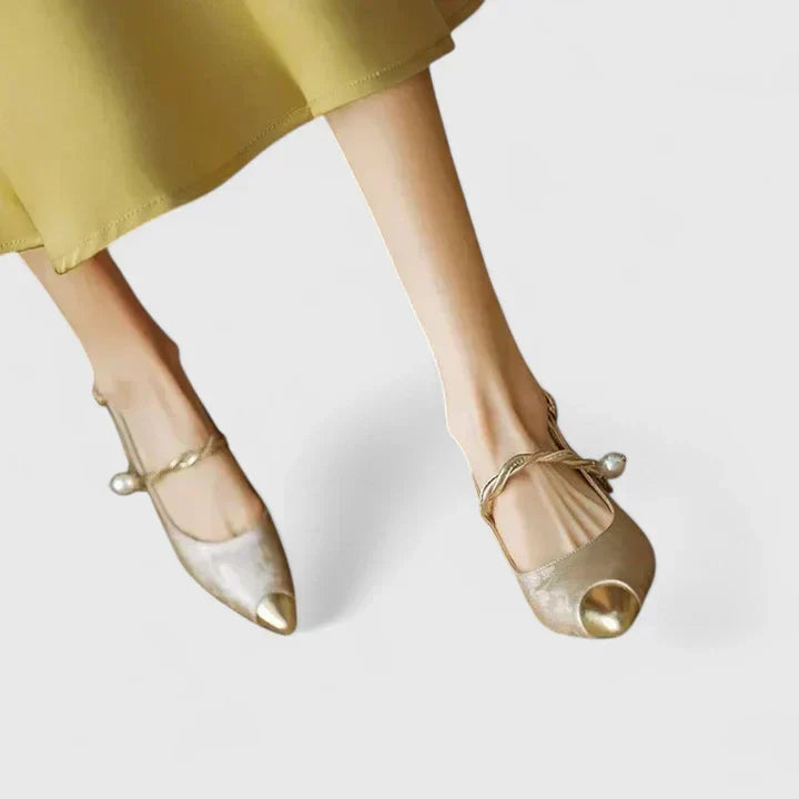 Selma | Women's Orthopedic-Style Heels with Textured Upper for Formal Occasions