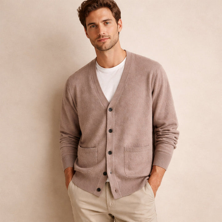 Christian | Men's V-Neck Button Cardigan
