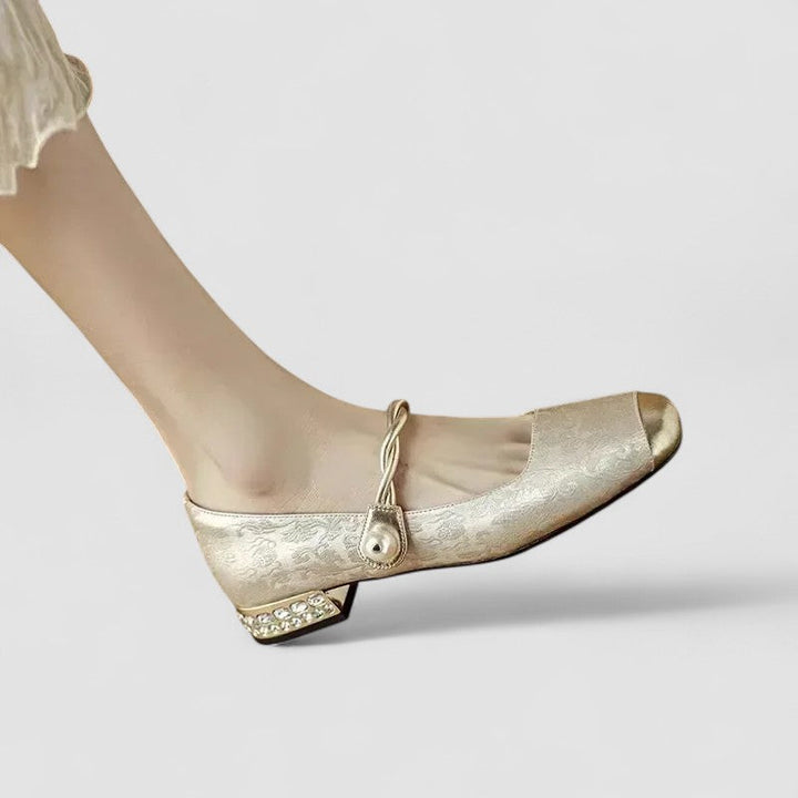 Christa | Women's Orthopedic-Style Low Block Heel Mary Janes image 13