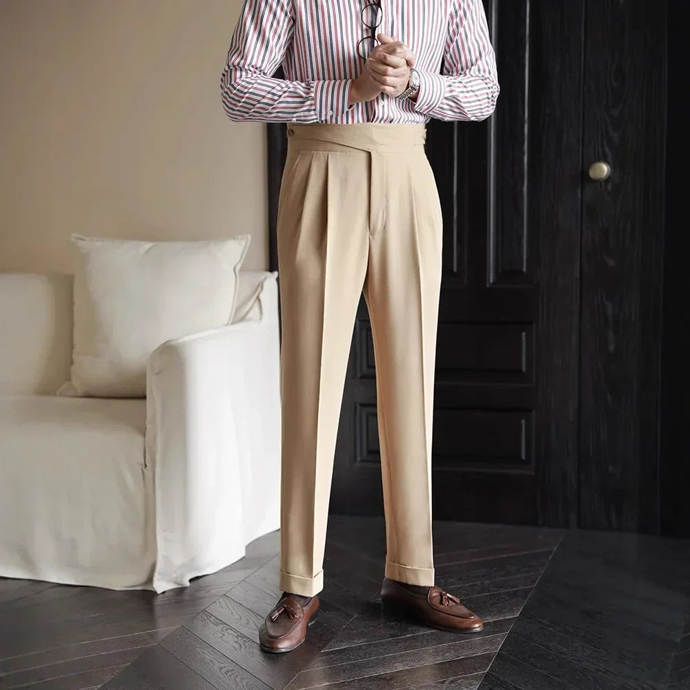 Craig | Men's Pleated Trousers