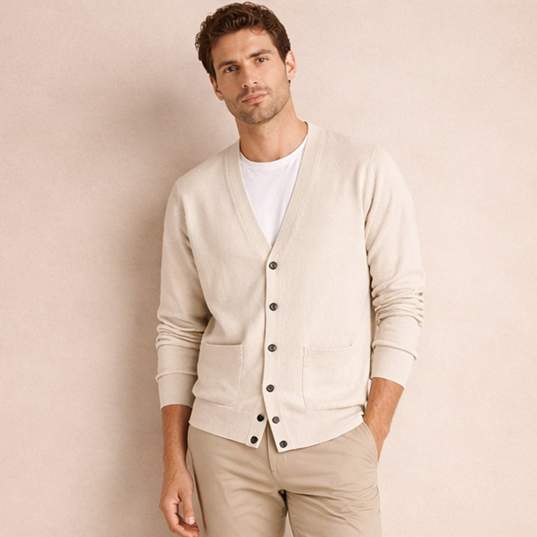 Christian | Men's V-Neck Button Cardigan
