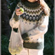 Bronwyn | Women's Jumper for Everyday Wear in White and Green