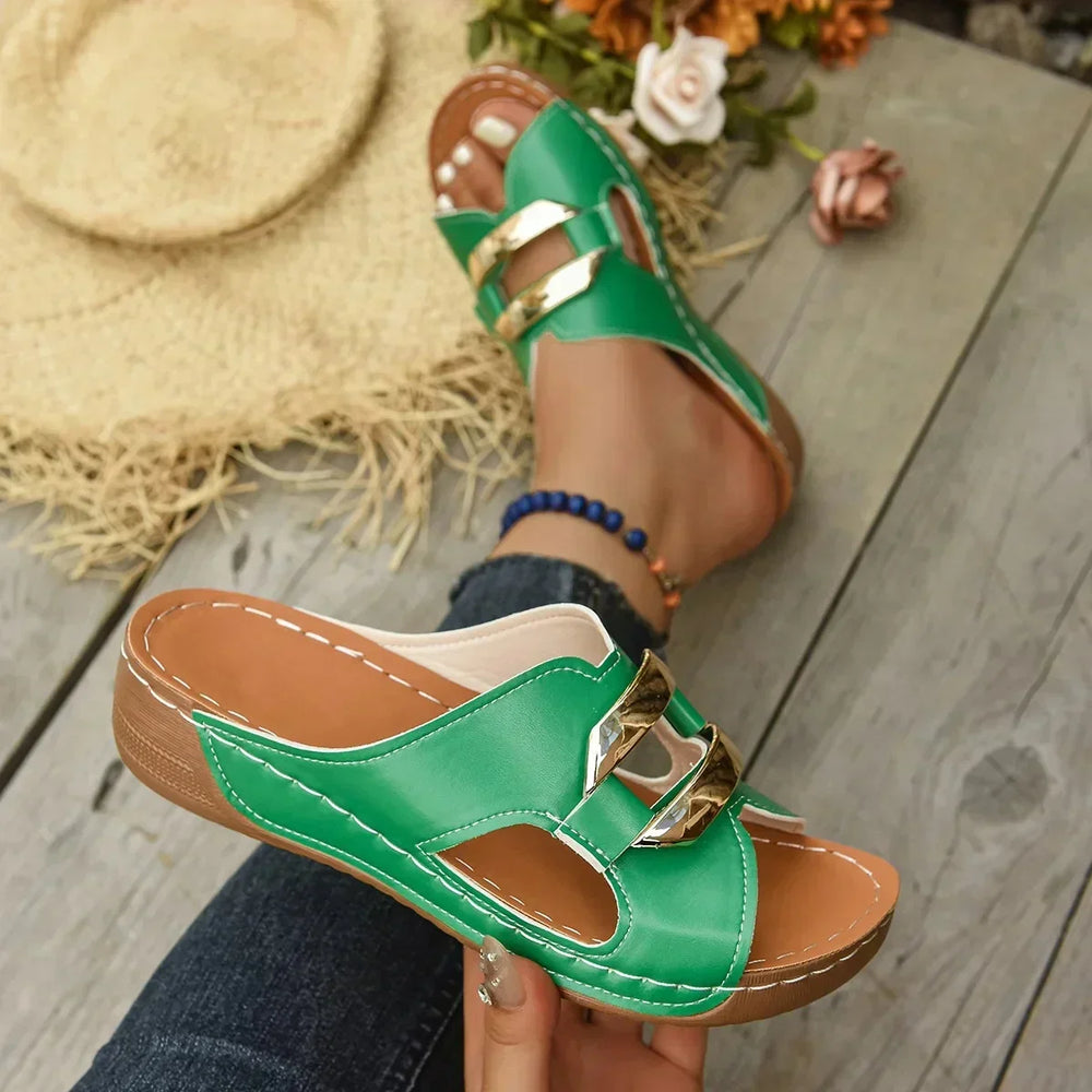 Women's Orthopedic Non-Slip Wedge Sandals for Everyday Wear — view 2
