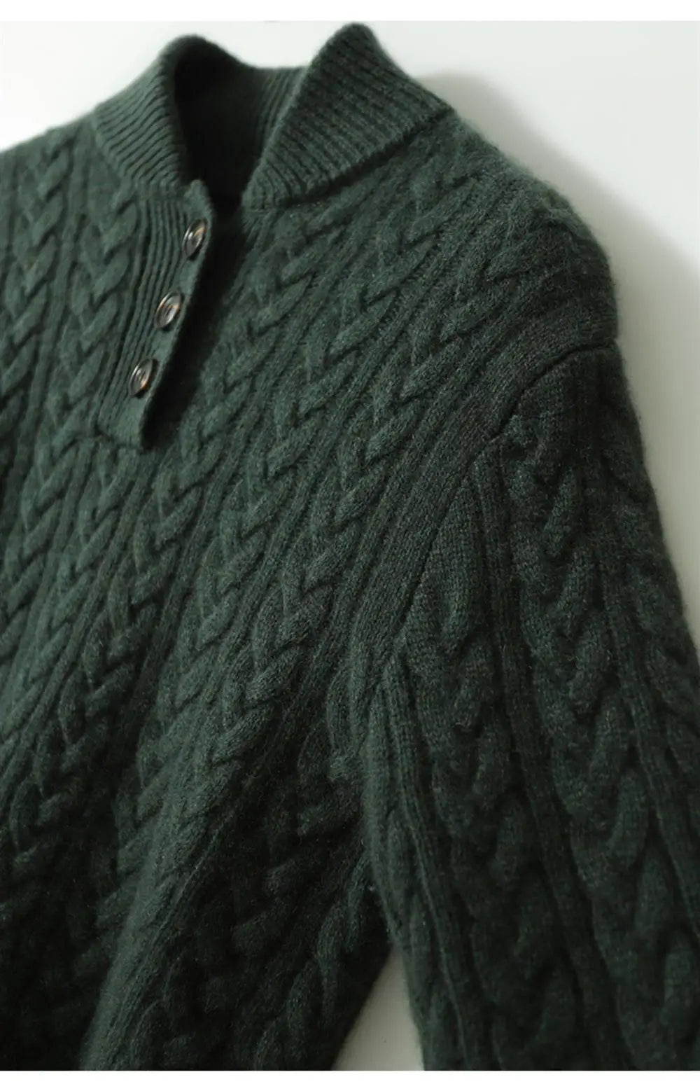Nathalia | Women's Button-Up Cable Knit Sweater