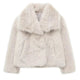Lenora | Women's Faux-Fur Trim Hooded Coat for Cold Weather in Beige
