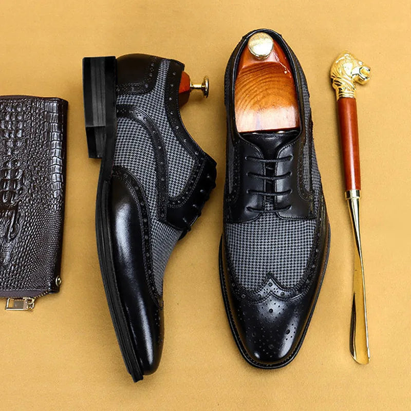 Edmund | Men's Wingtip Brogue Oxford Shoes