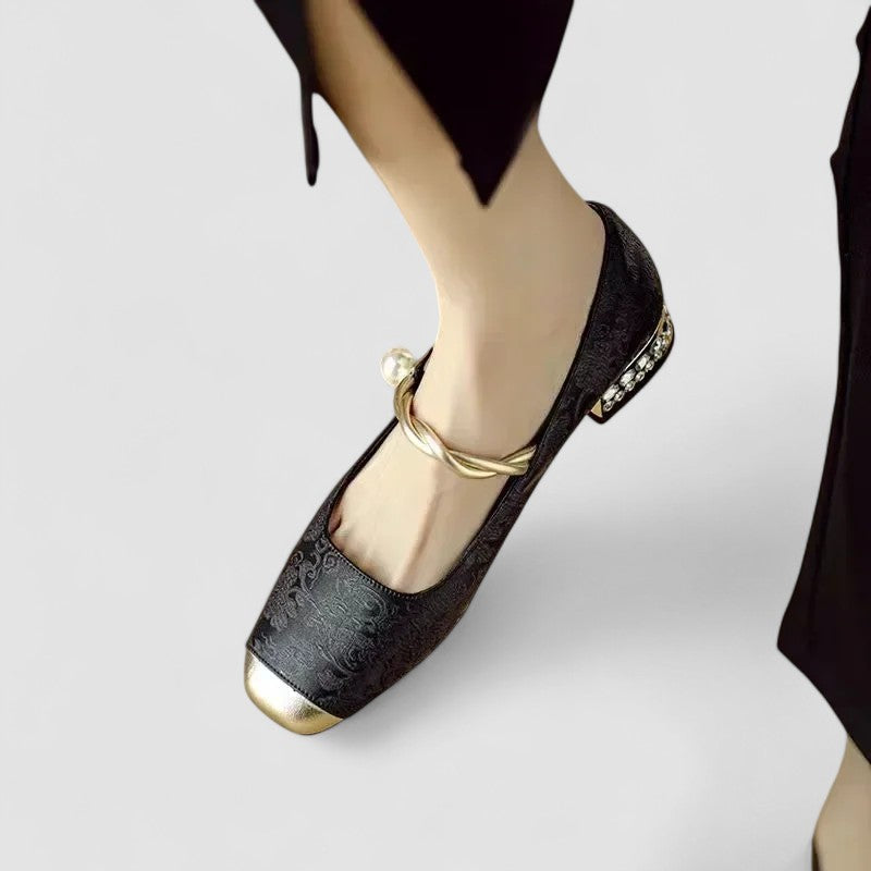 Christa | Women's Orthopedic-Style Low Block Heel Mary Janes image 7