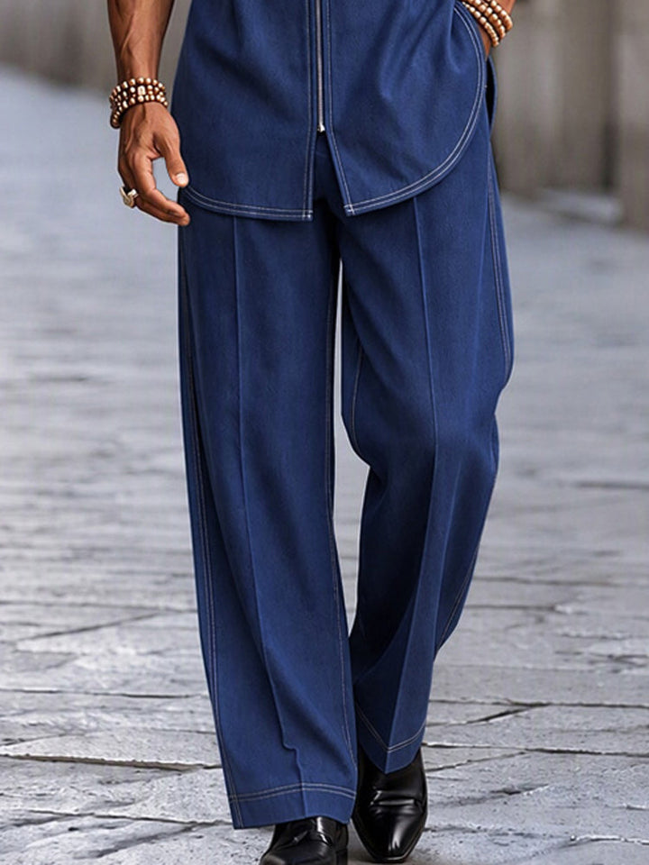Sinclair | Men's Zip-Up Jacket and Trousers Set for Fall, image 6