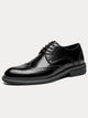 Percival | Men's Wingtip Leather Brogues for the Office in Black