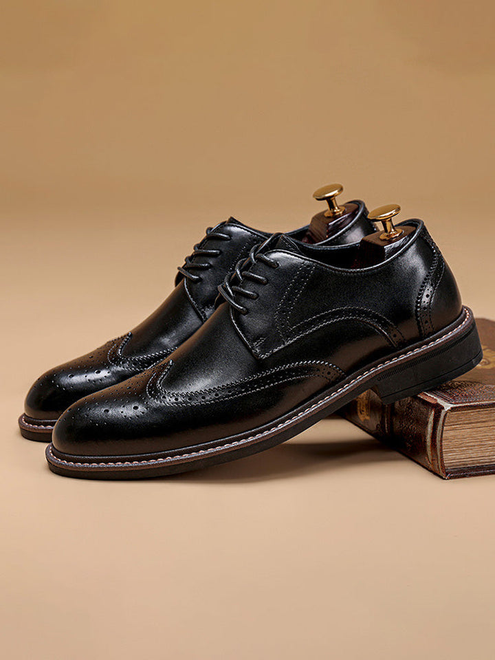 Percival | Men's Wingtip Leather Brogues for the Office, image 3