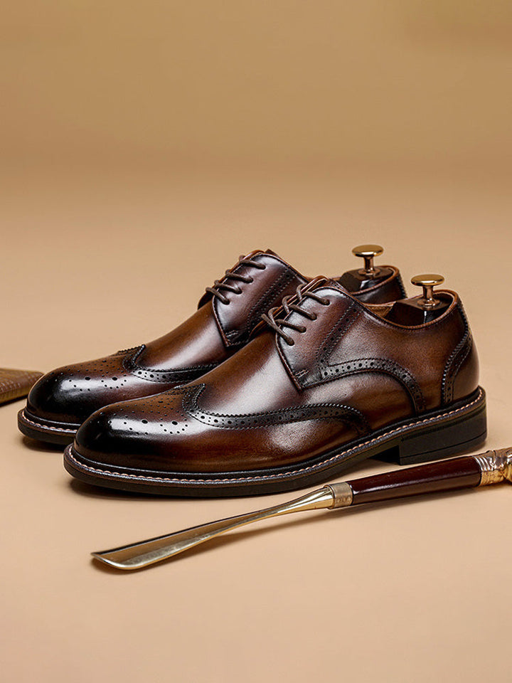Percival | Men's Wingtip Leather Brogues for the Office, image 5