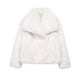 Lenora | Women's Faux-Fur Trim Hooded Coat for Cold Weather in White