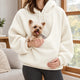 Wrenna | Women's Knitted Pet Pocket Hoodie