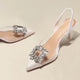Cherry Elegant Slingback Heels
