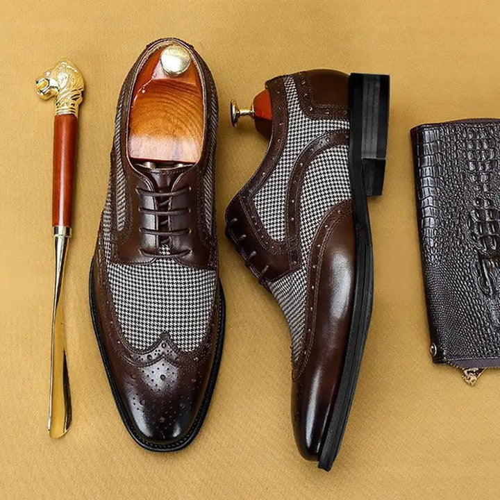 Edmund | Men's Wingtip Brogue Oxford Shoes