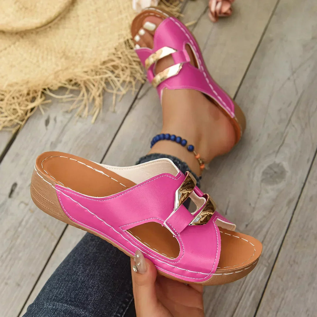 Women's Orthopedic Non-Slip Wedge Sandals for Everyday Wear — view 1