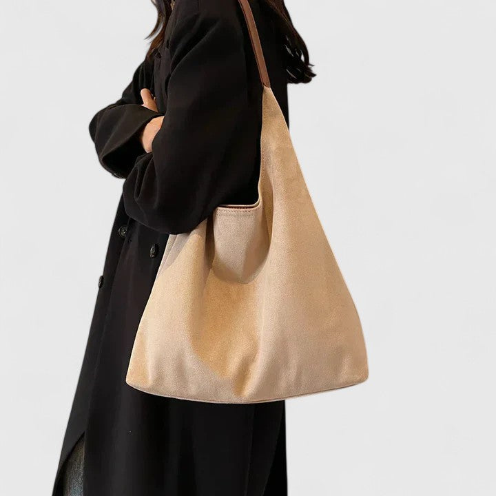 Nell | Women's Suede-Look Slouchy Hobo Bag