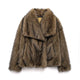 Lenora | Women's Faux-Fur Trim Hooded Coat for Cold Weather in Dark Grey