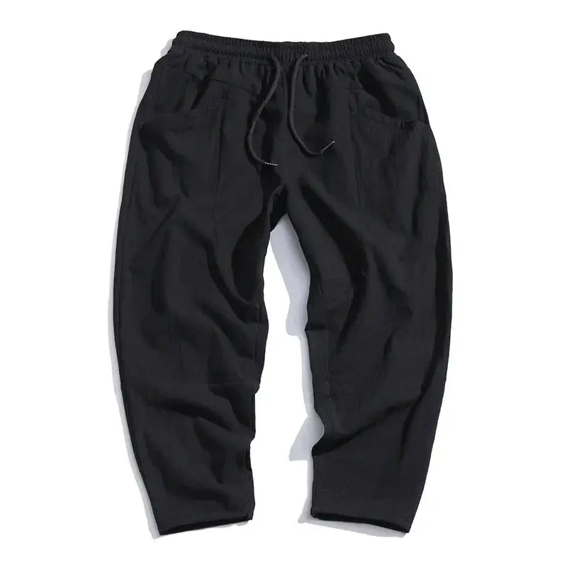 Herren-Hose Kyoto – Verkürzte, schmal zulaufende leichte Freizeithose