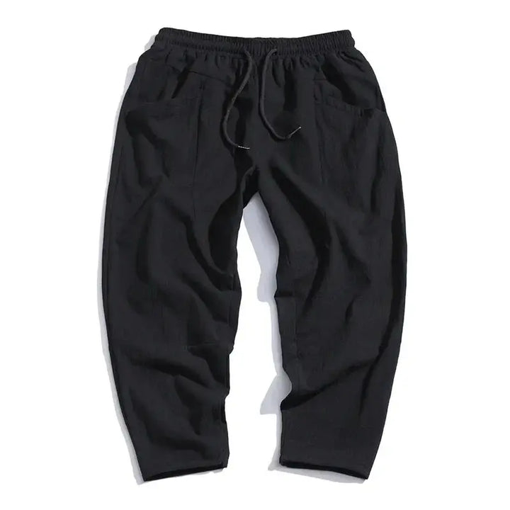 Herren-Hose Kyoto – Verkürzte, schmal zulaufende leichte Freizeithose