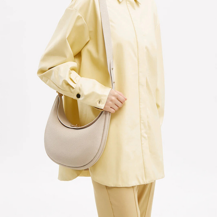 Roswell | Women's Faux Leather Crescent Shoulder Bag