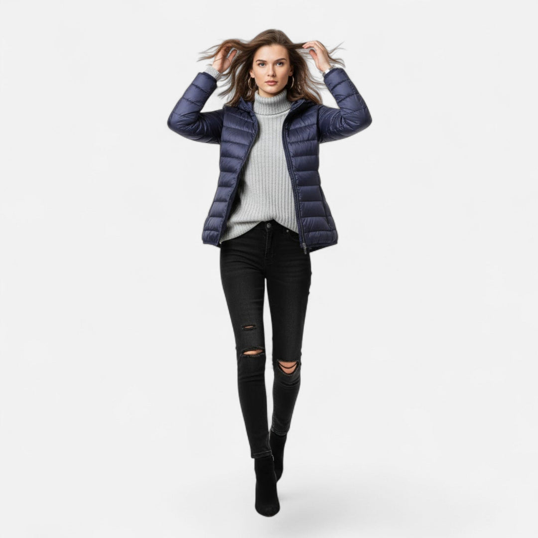 Thecla | Women's Lightweight Down-Filled Plus-Size Coat