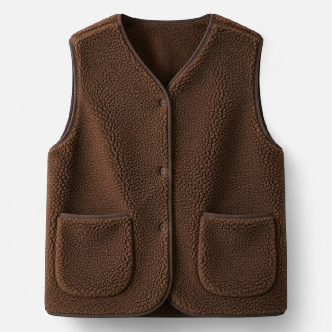 Fernande | Women's Plush Cashmere-Blend Vest