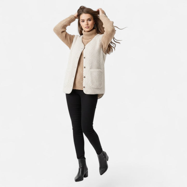 Fernande | Women's Plush Cashmere-Blend Vest