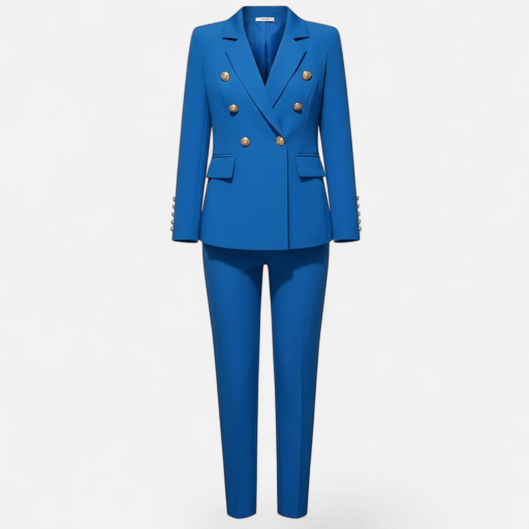 Bertrande | Women's Solid-Colour Tailored Two-Piece Suit Set