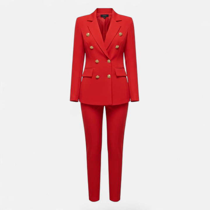 Bertrande | Women's Solid-Colour Tailored Two-Piece Suit Set