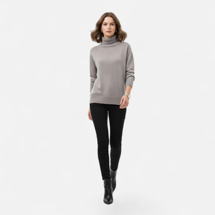 Rosanne | Women's Wool-Blend Turtleneck Sweater