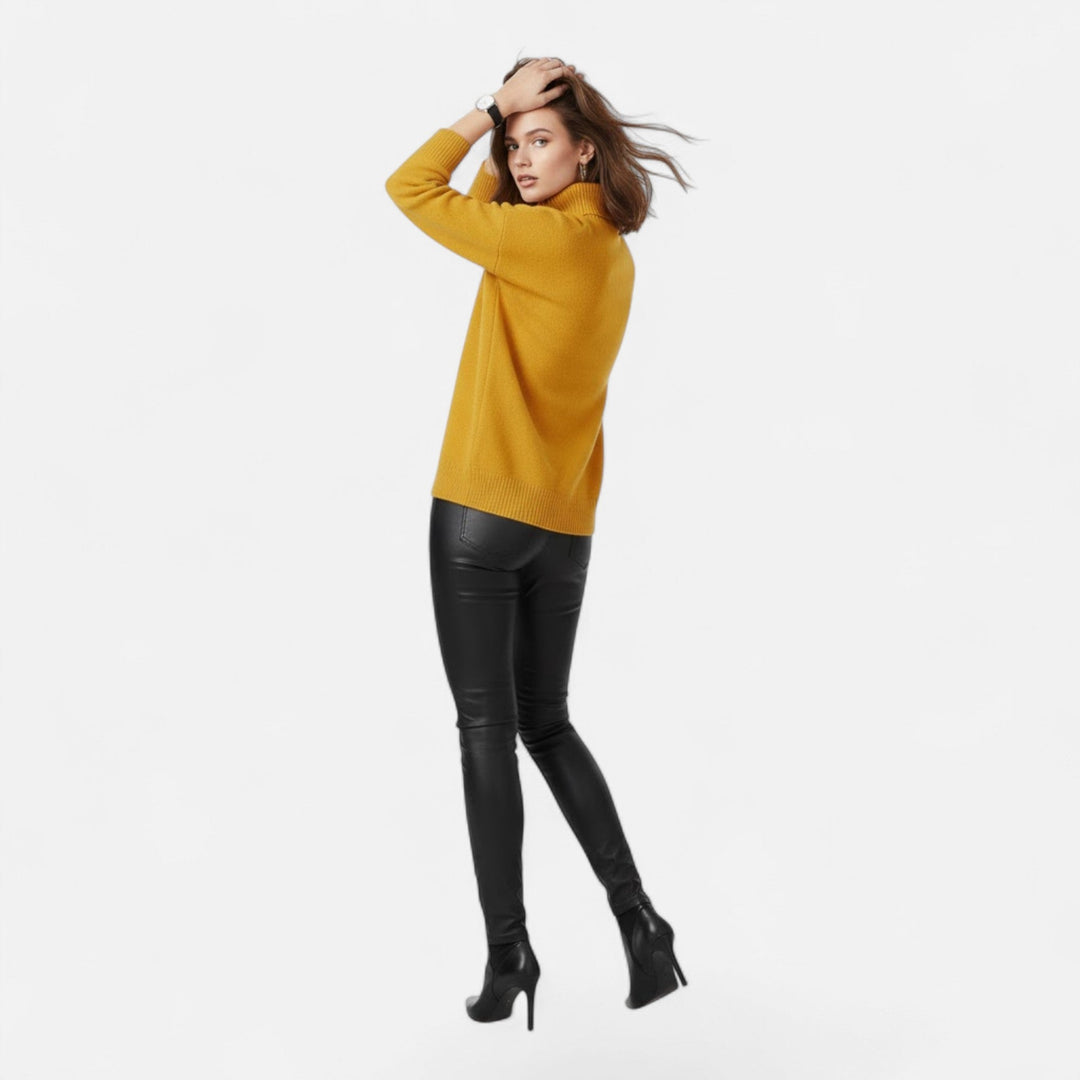 Rosanne | Women's Wool-Blend Turtleneck Sweater