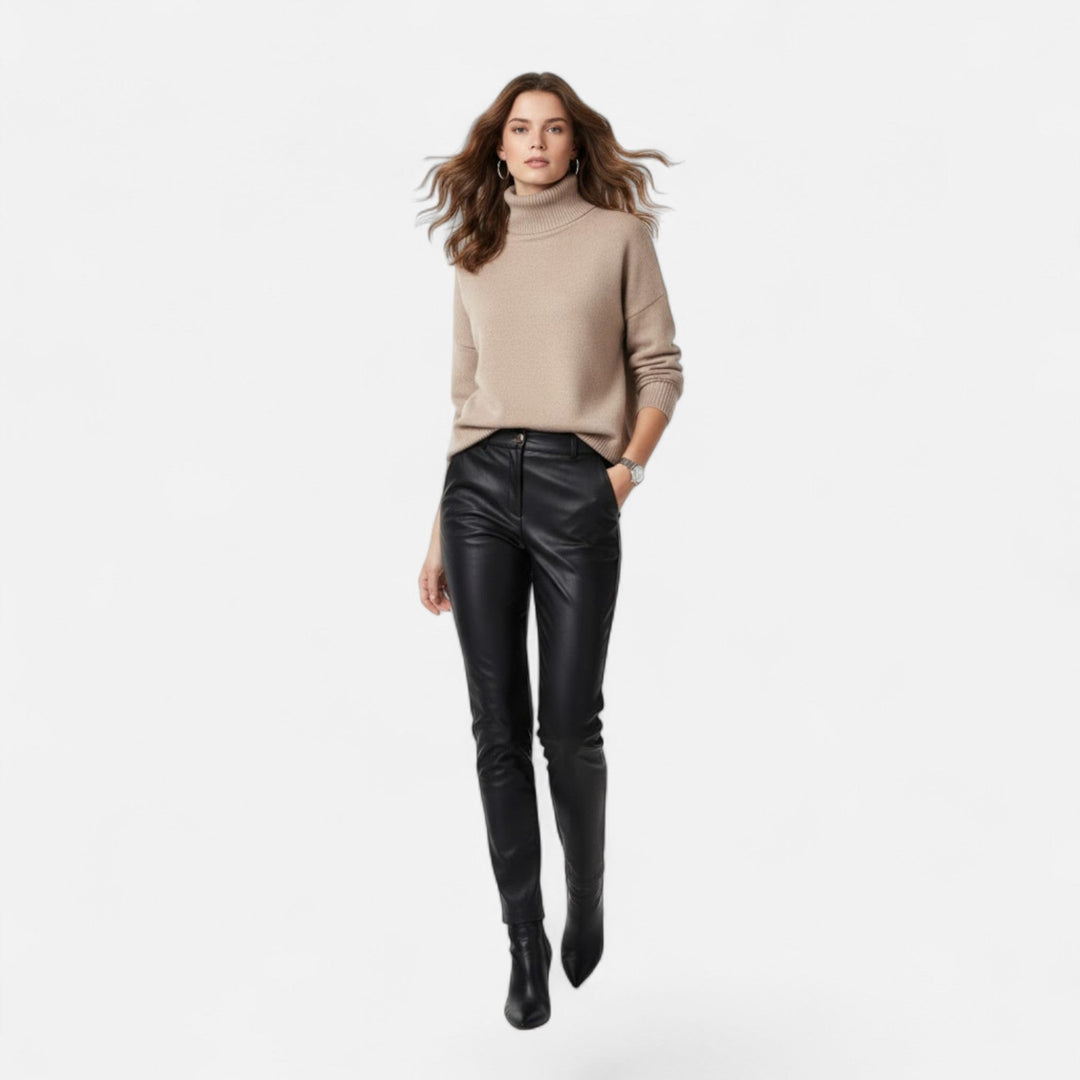 Rosanne | Women's Wool-Blend Turtleneck Sweater