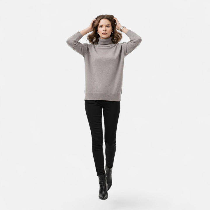 Rosanne | Women's Wool-Blend Turtleneck Sweater