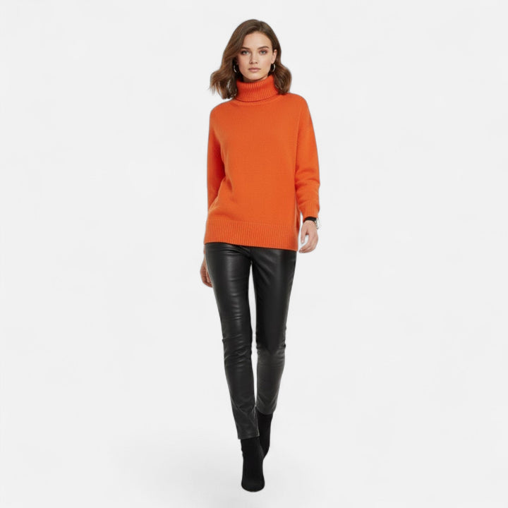 Rosanne | Women's Wool-Blend Turtleneck Sweater