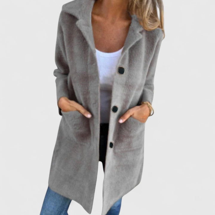 Emberlyn | Women's Coat for Fall and Winter in Grey