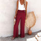Florence | Women's Oversized Trousers for Cold Weather in Weinrot