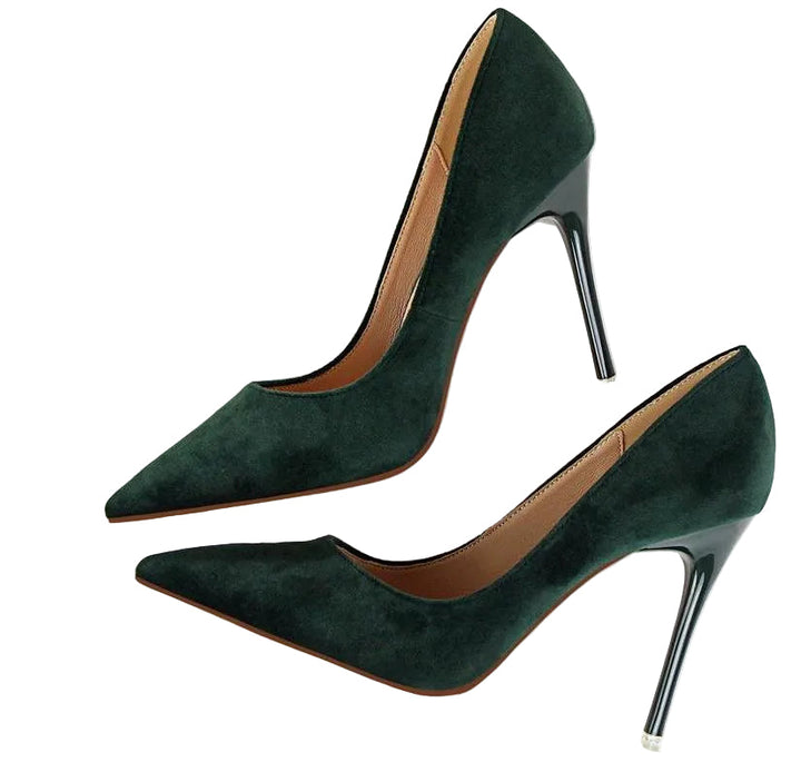 Josette | Women's Suede-Look Pointed-Toe Stiletto Pumps