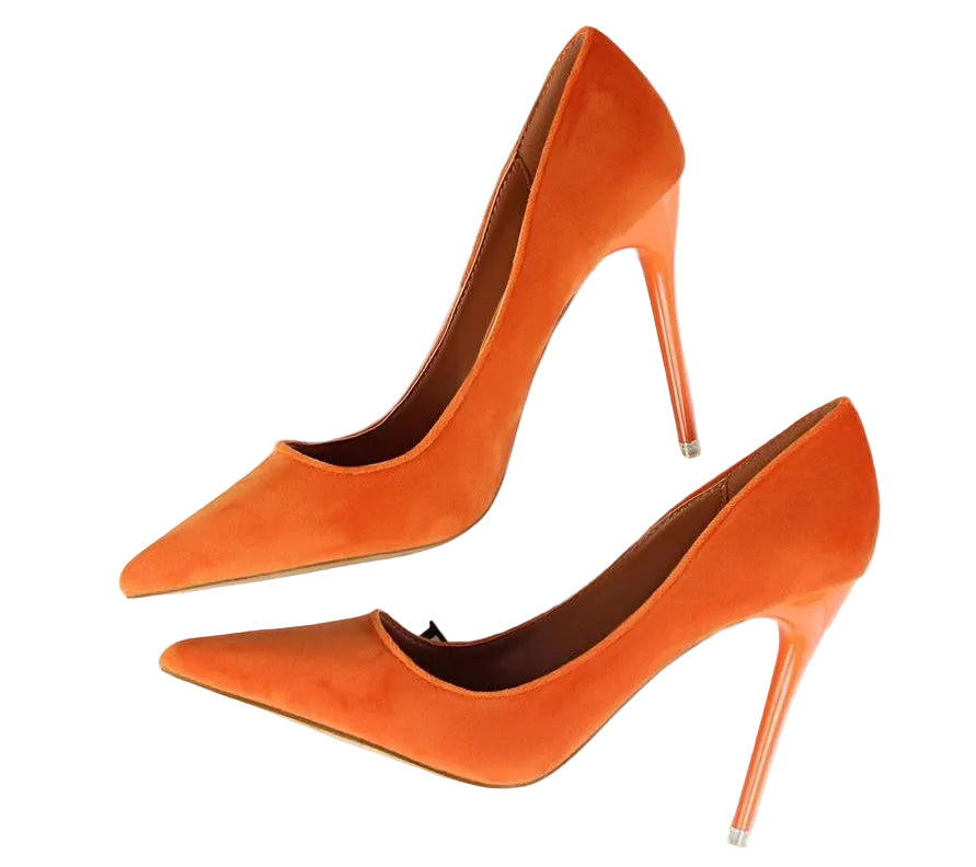 Josette | Women's Suede-Look Pointed-Toe Stiletto Pumps