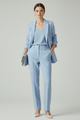 Anzug-Set für Damen – Figurbetontes Blazer & gerade Hose für Business