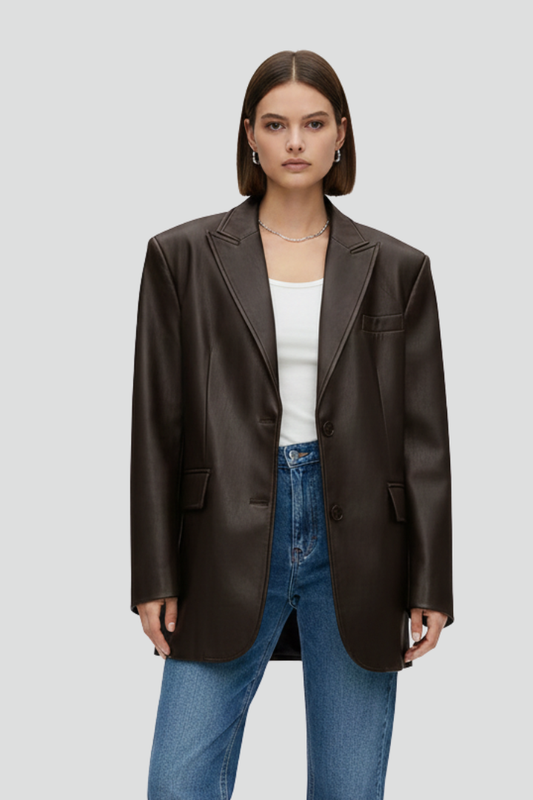 Enid | Women’s Blazer with Notched Lapel and Front Fastening