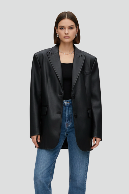 Enid | Women’s Blazer with Notched Lapel and Front Fastening